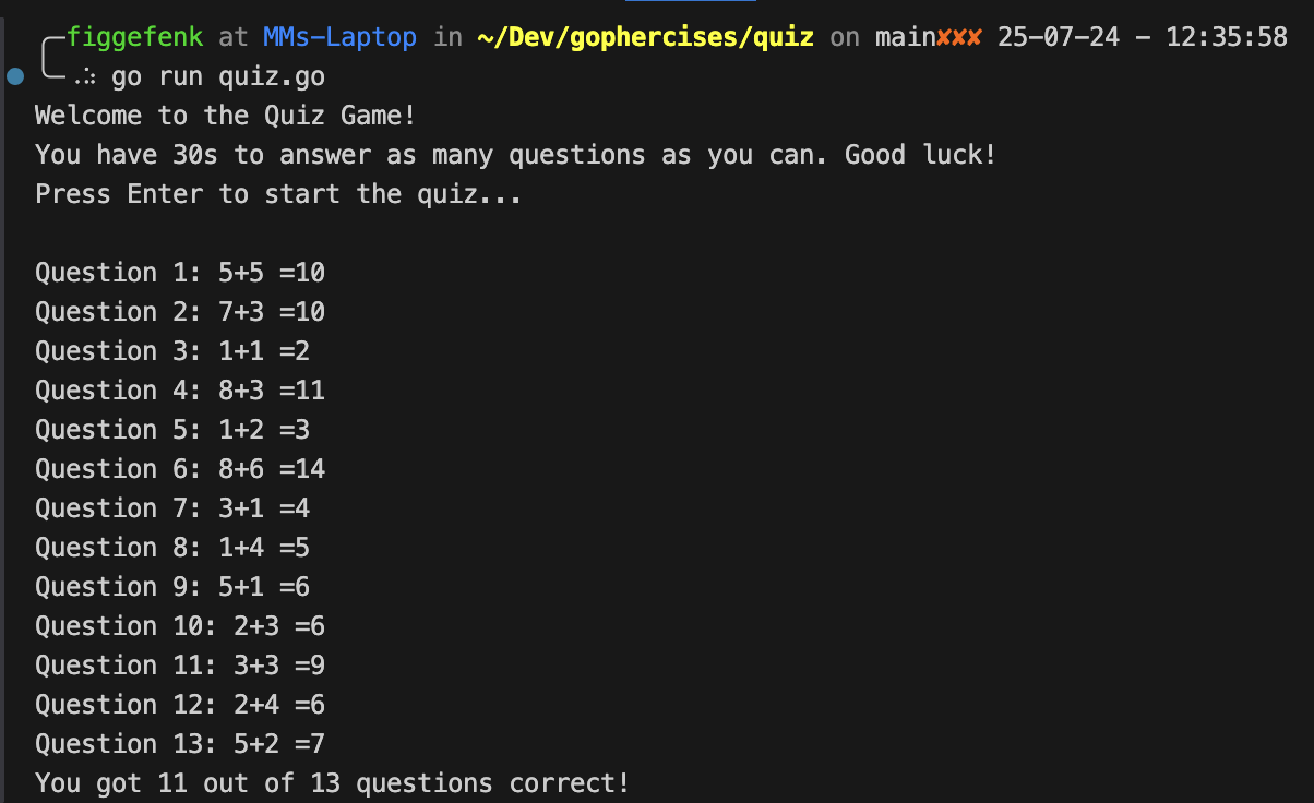 QLI - Quiz Line Interface